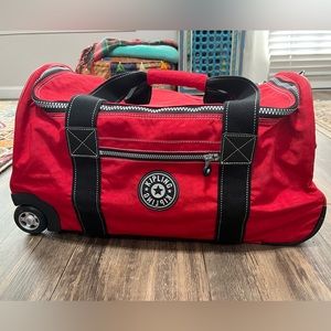 Kipling rolling duffle bag carryon suitcase